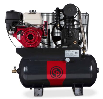 Chicago Pneumatic RCP-C1330G | 13 HP Iron Series Two Stage Gasoline Engine Compressor | 30 Gallon Horizontal Tank